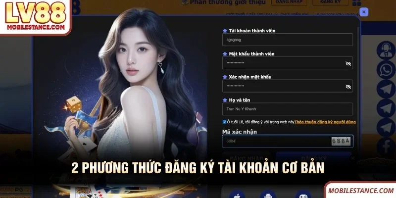 2 phương thức đăng ký tài khoản cơ bản