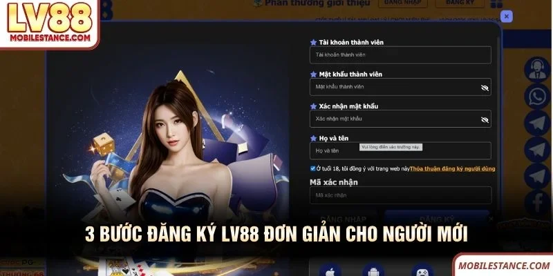 3 bước đăng ký LV88 đơn giản cho người mới