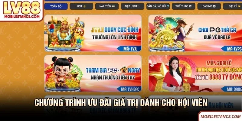 Chương trình ưu đãi giá trị dành cho hội viên