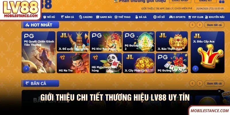 Giới thiệu chi tiết thương hiệu LV88 uy tín