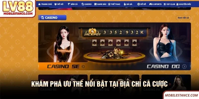 Khám phá ưu thế nổi bật tại địa chỉ cá cược