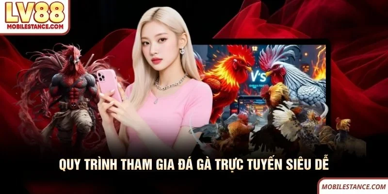 Quy trình tham gia đá gà trực tuyến siêu dễ